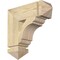 Ekena Millwork Olympic Arts & Crafts Rough Sawn Bracket, Douglas Fir, 4"W x 14"D x 14"H BKT04X14X14OLY03RDF - alternate 1